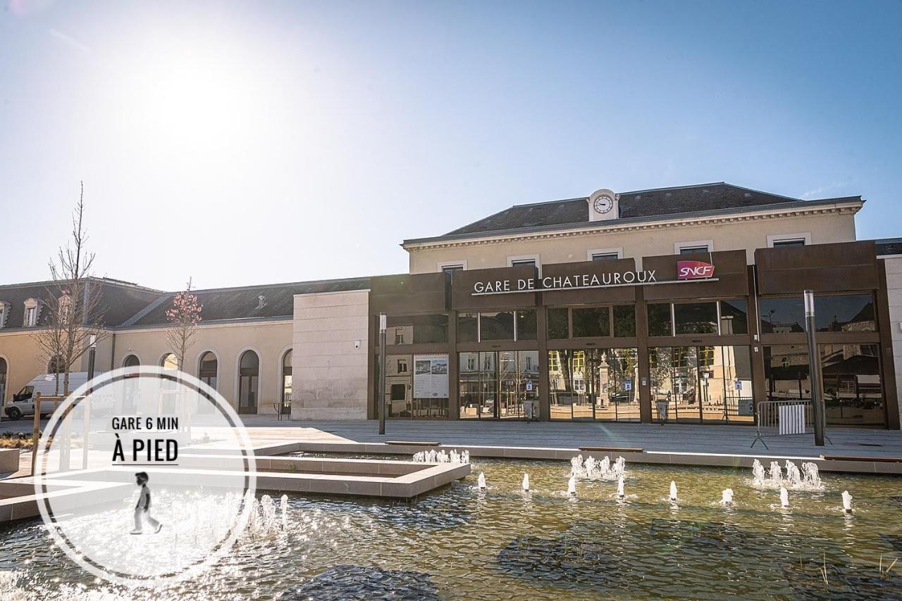 L'Escapade-Hypercentre-Parking Prive-Refait A Neuf Apartment Chateauroux Luaran gambar
